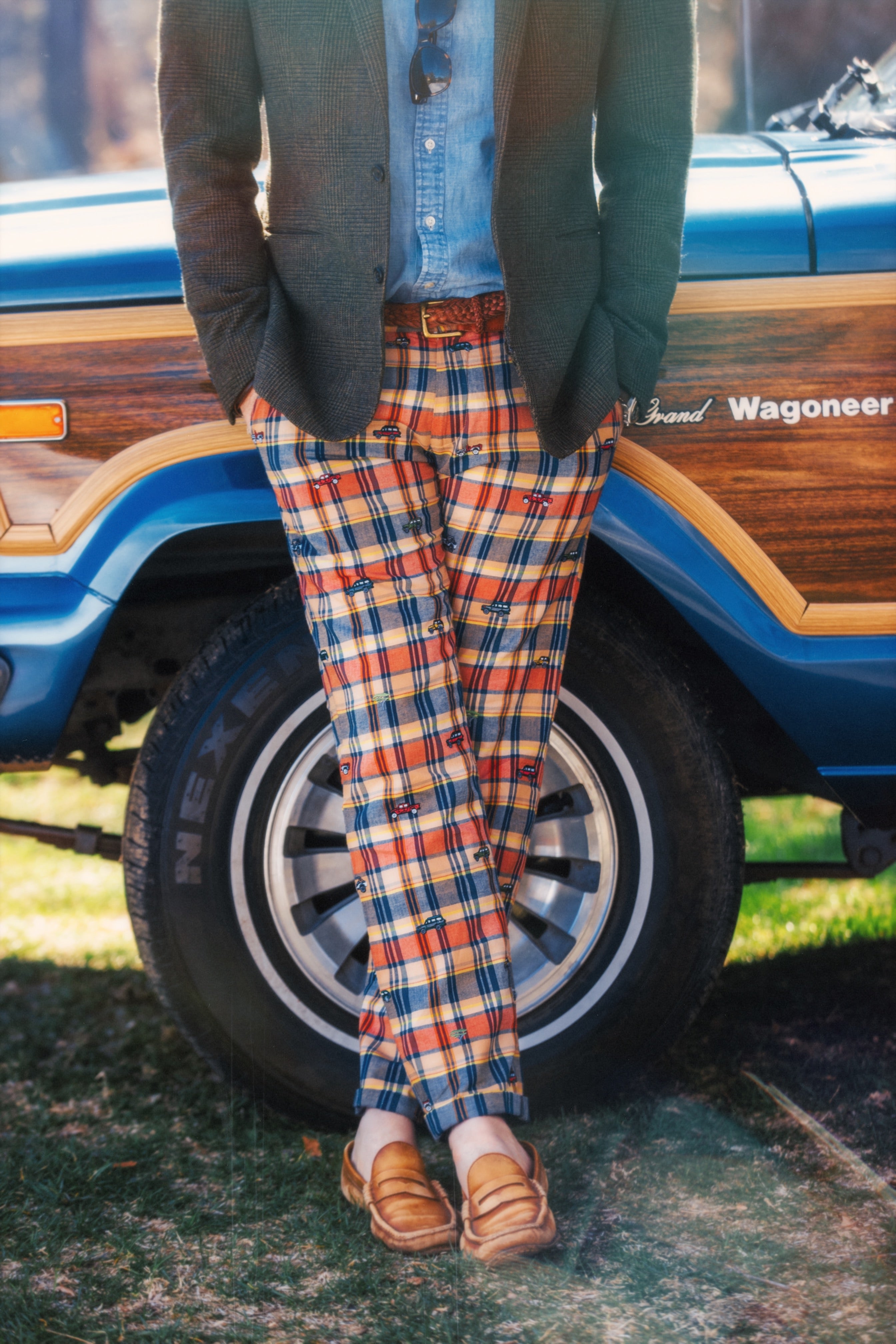 Jeep® x KJP Men's Embroidered Madras Pant