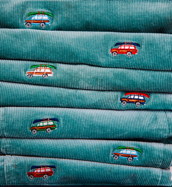 The Jeep® Grand Adventure Drawstring Corduroy Pants in Green