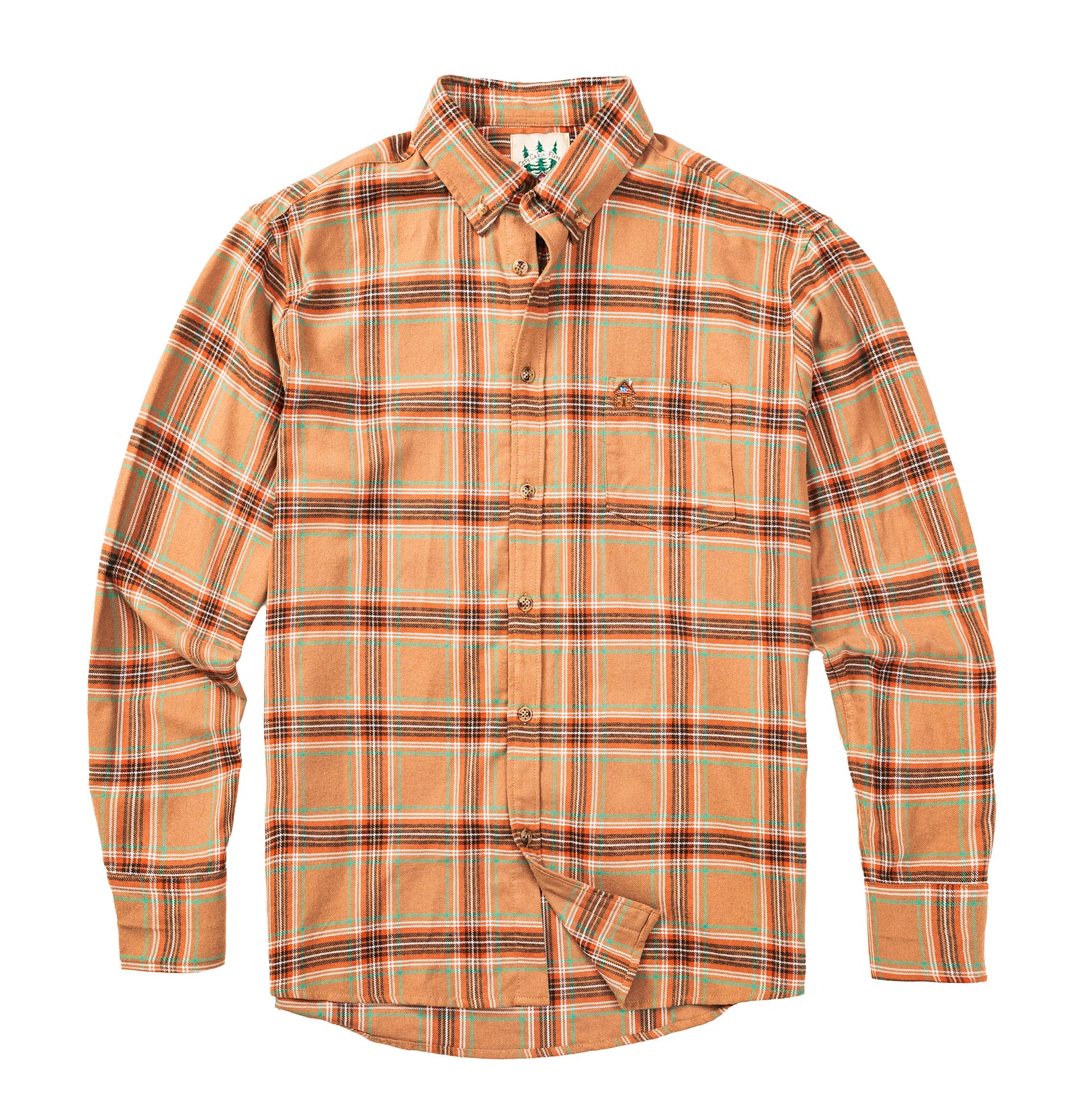KJP Men's Woodland Fireside Flannel Long Sleeve Shirt – Kiel James