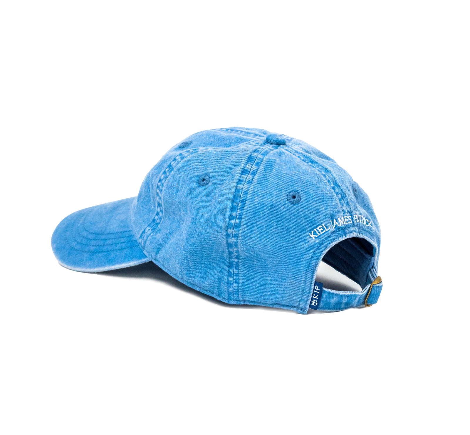 KJP Beluga Caviar Embroidered Ball Cap in Blue – Kiel James  display picture 2