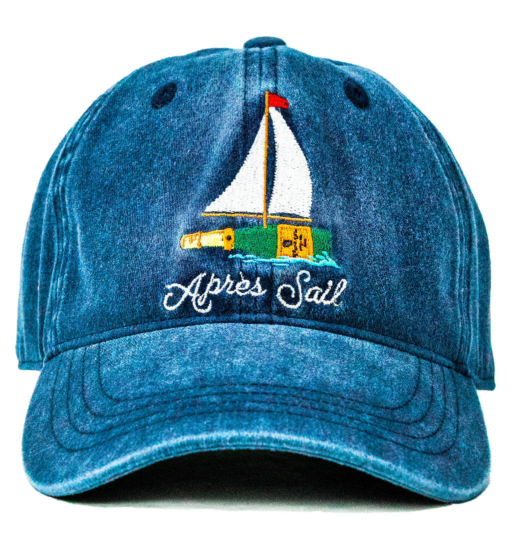 KJP Après Sail Embroidered Ball Cap in Blue – Kiel James Patrick