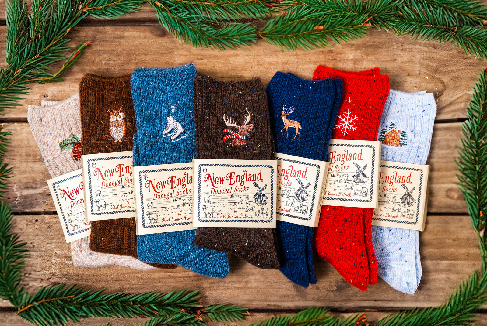 Holiday Moose Donegal Socks – Kiel James Patrick