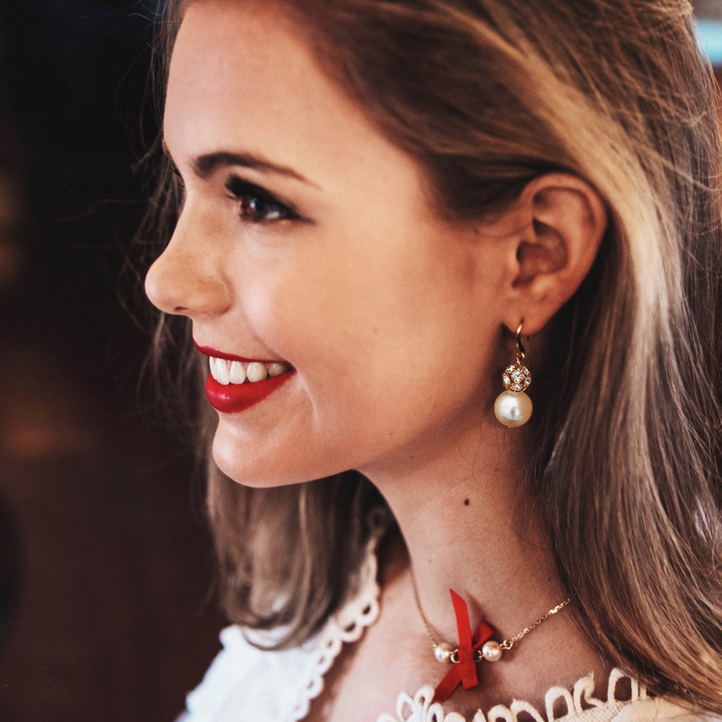 Pearl Chandelier Earrings