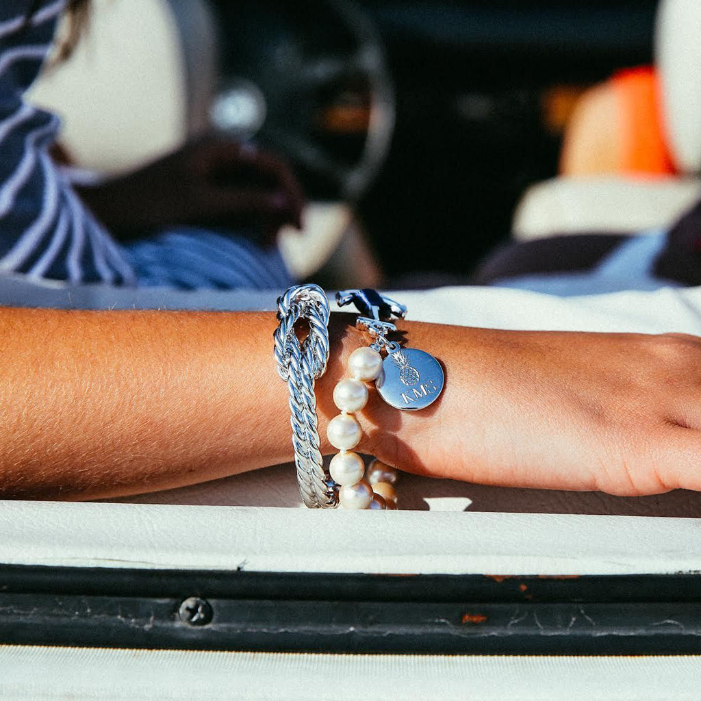 Charlotte Monogram - Kiel James Patrick Anchor Bracelet Made in the USA