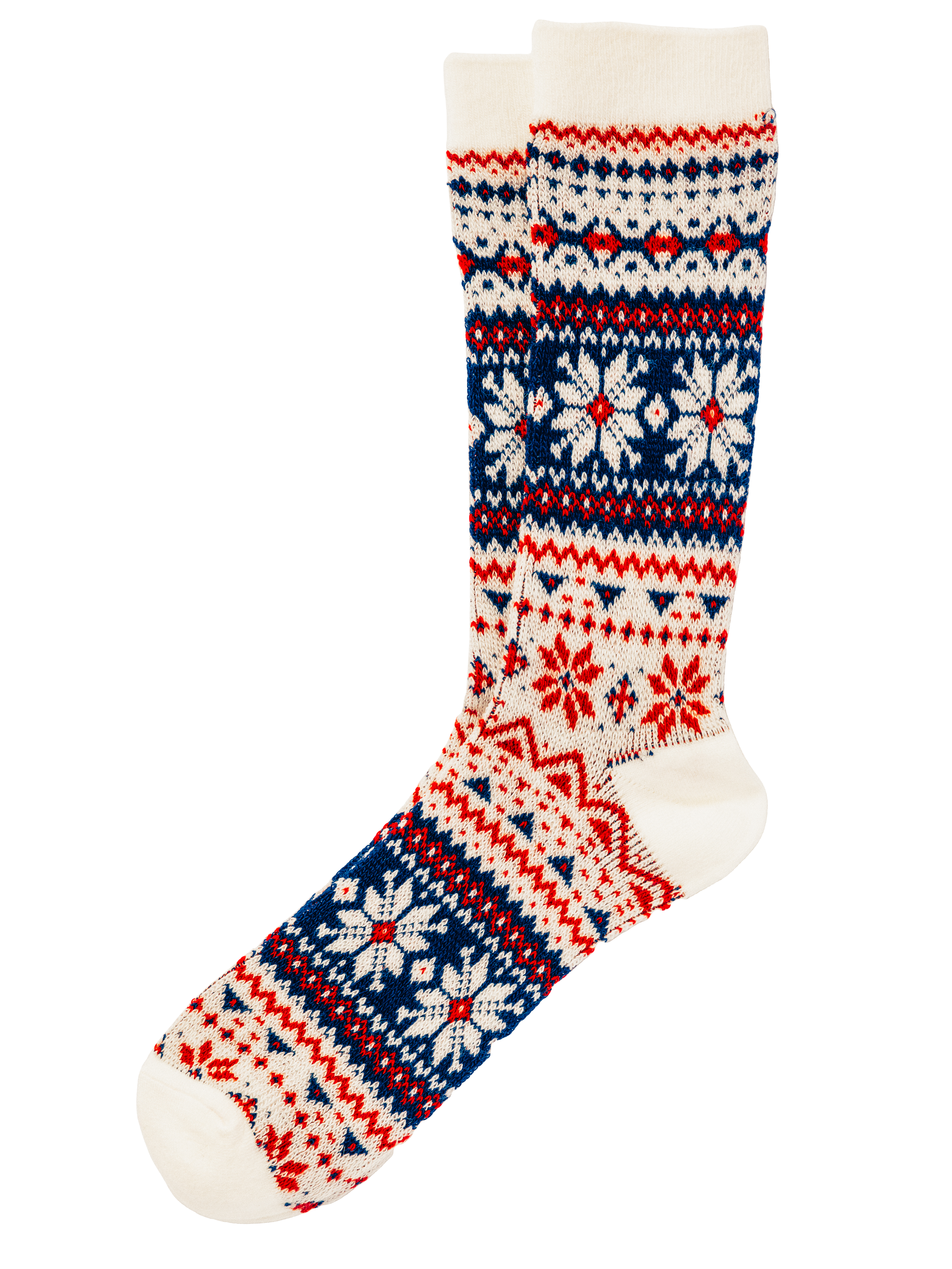 Alpine Snowflake Sock
