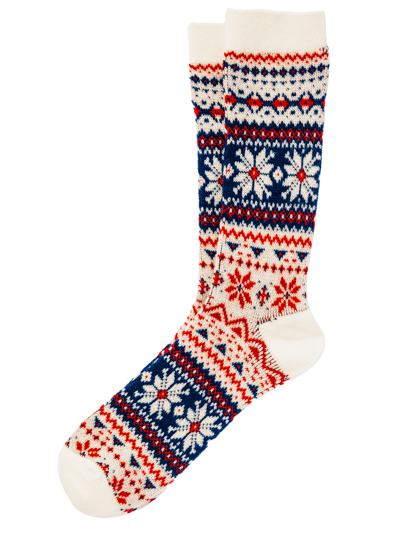 Alpine Snowflake Sock