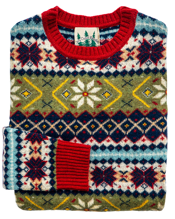 Alpine Holiday Women's Fair Isle Sweater