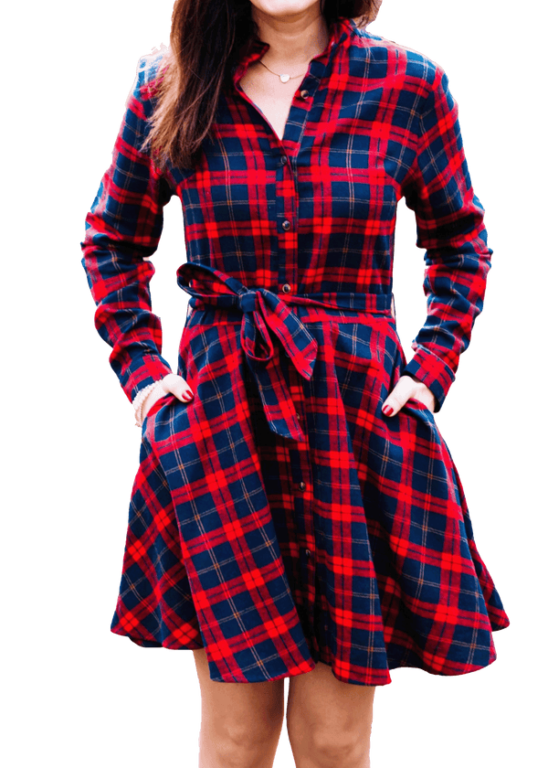 Alpine Lodge Flannel Dress