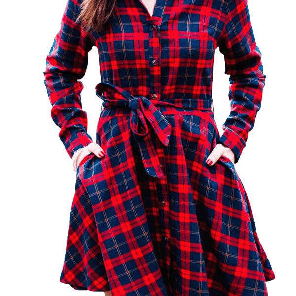 Alpine Lodge Flannel Dress