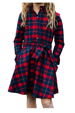 Alpine Lodge Kids Flannel Dress