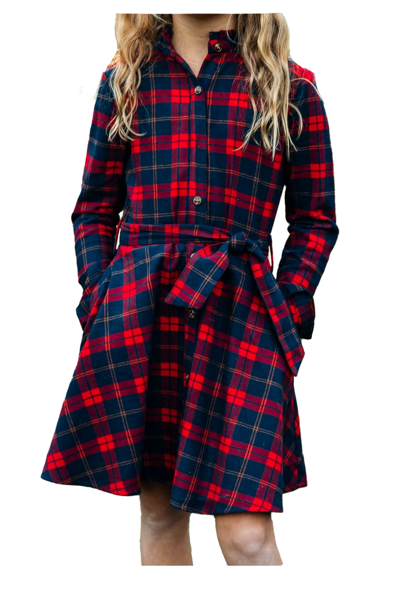 Alpine Lodge Kids Flannel Dress