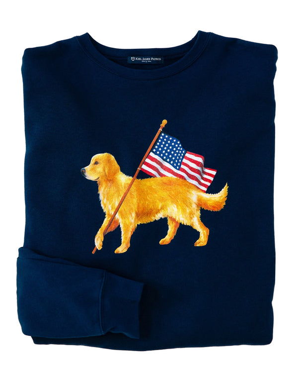 American Golden Sweatshirt- Navy