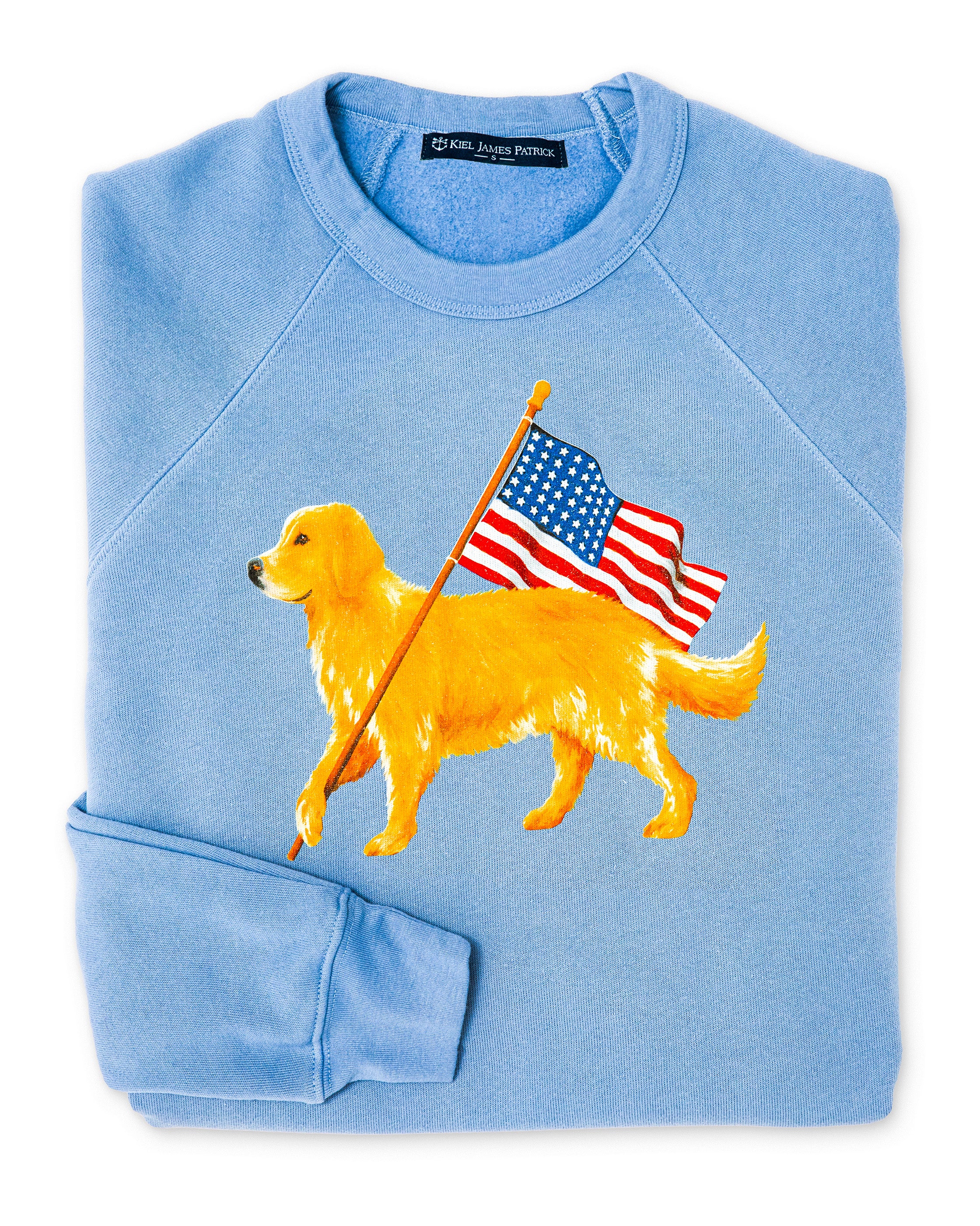 American Golden Sweatshirt in Light Blue