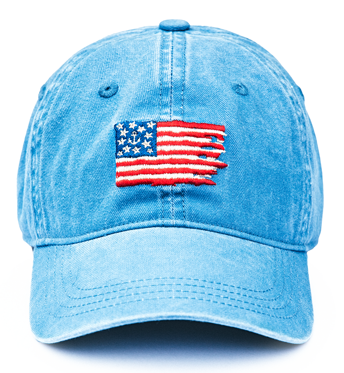 Old Glory Hat in Light Blue