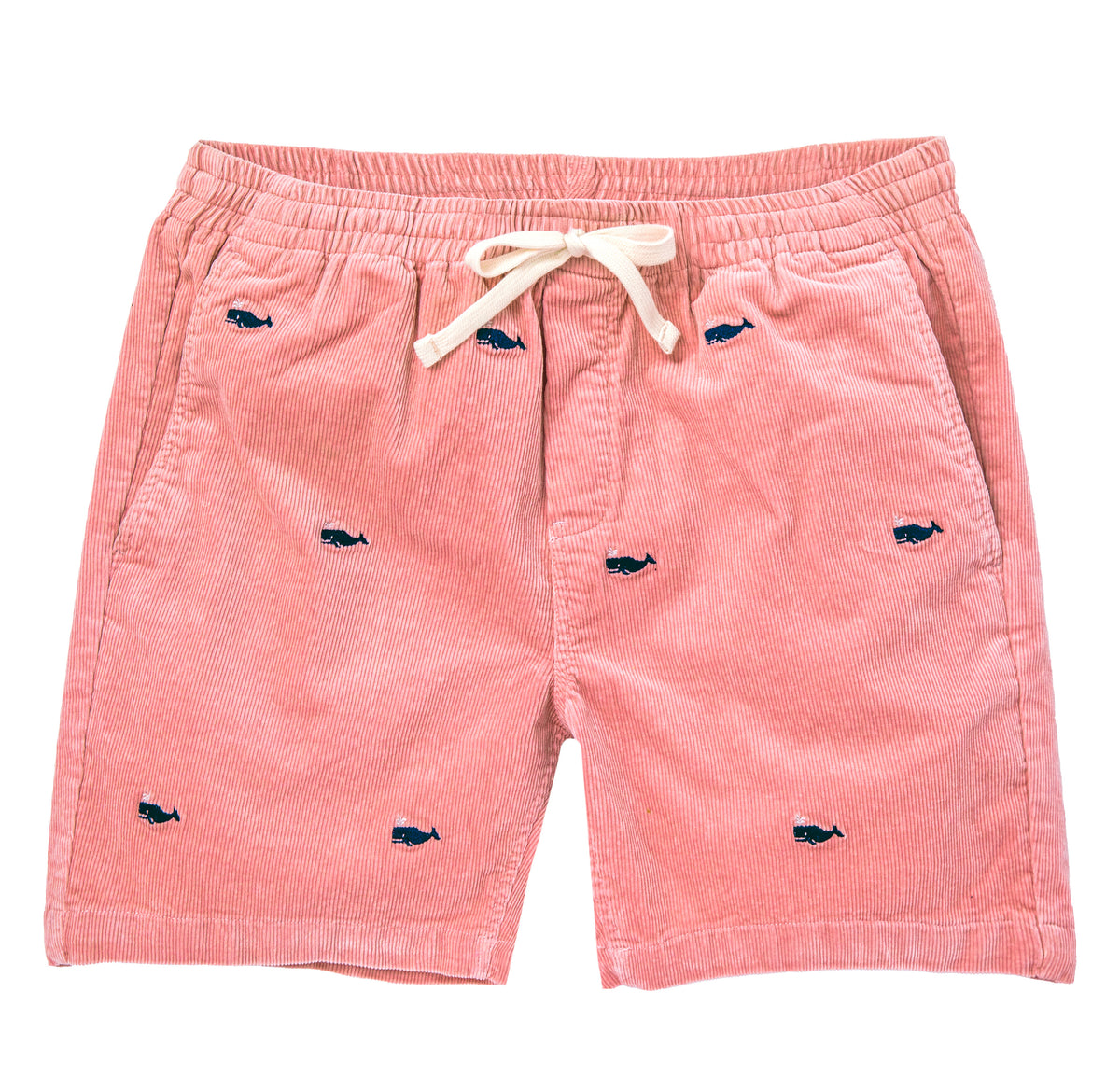 Atlantic Whale Corduroy Drawstring Shorts