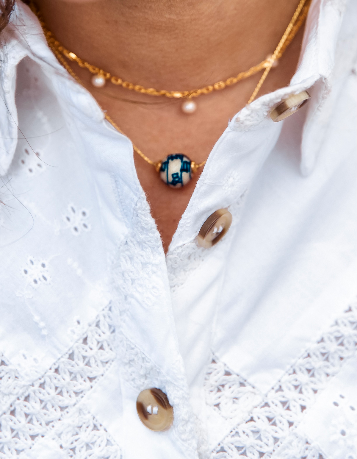 Chinoiserie Sea Necklace