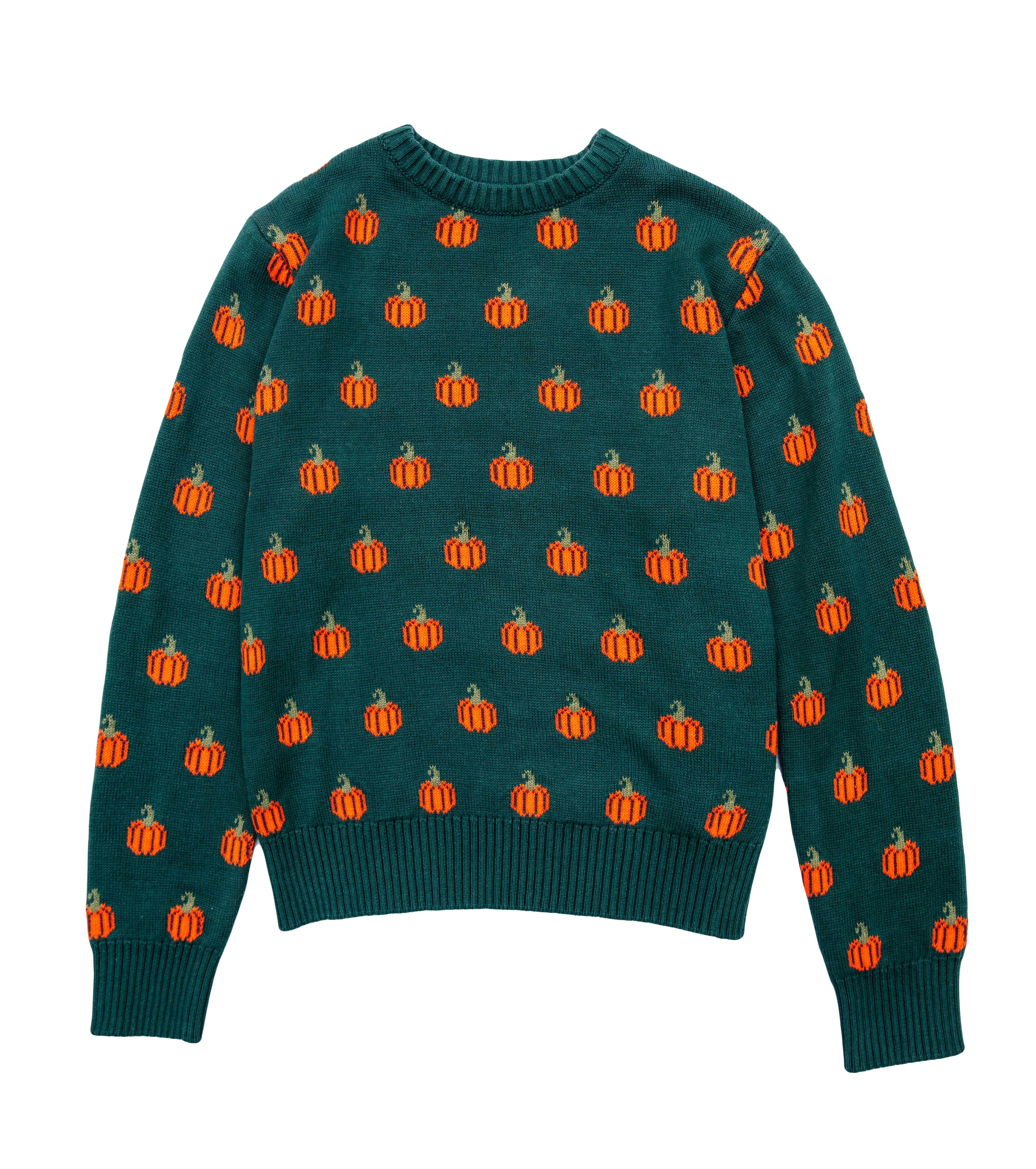 Country Pumpkin Sweater in Green - Men's