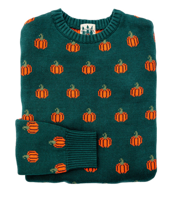 The Country Pumpkin Men's Sweater - Green