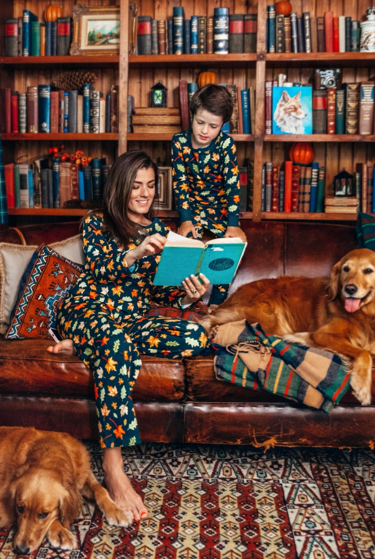 Autumn Leaves Pajama Set