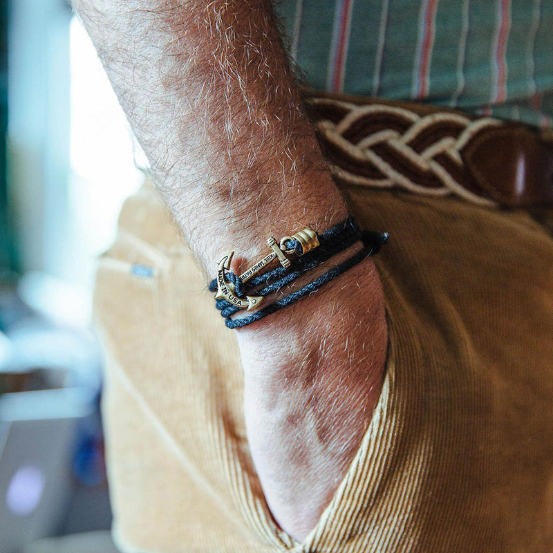 Aye Aye Captain - Kiel James Patrick Anchor Bracelet Made in the USA