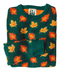 The Big Cozy Fall Leaf Sweater