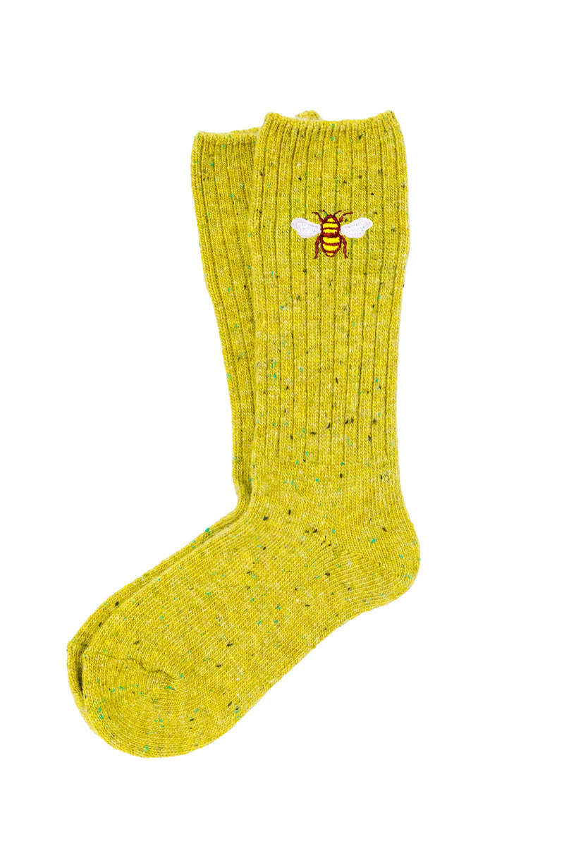 Bumblebee Donegal Socks