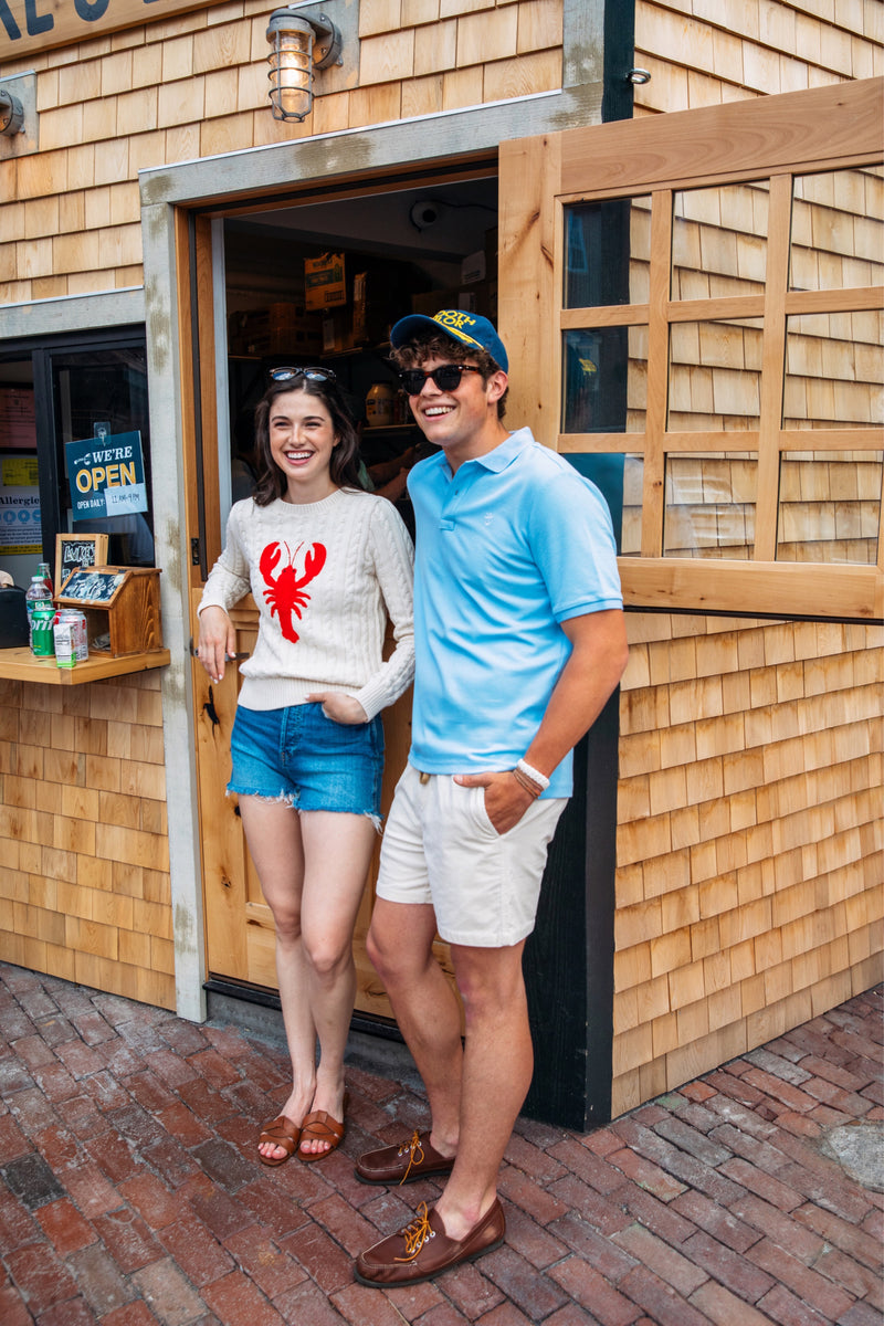 Lobster Cable Knit Sweater