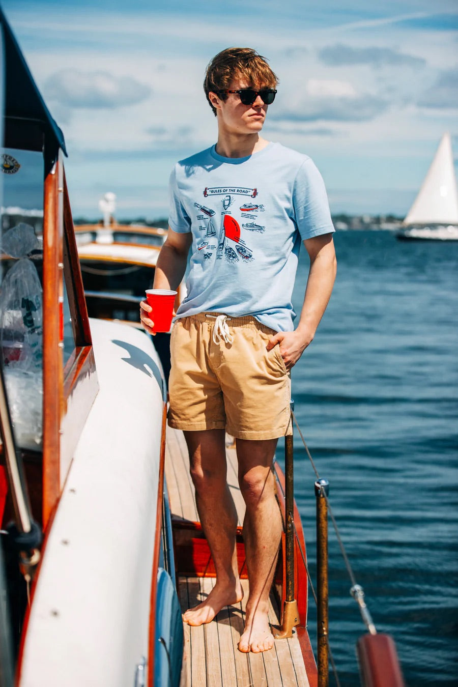 Coastal Corduroy Shorts in Tan