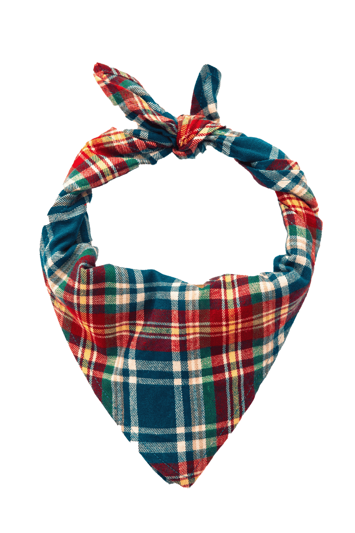 Blue Ridge Mountain Flannel Dog Bandana