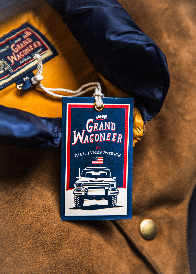 Jeep® x KJP Grand Wagoneer Puffer Vest in Navy