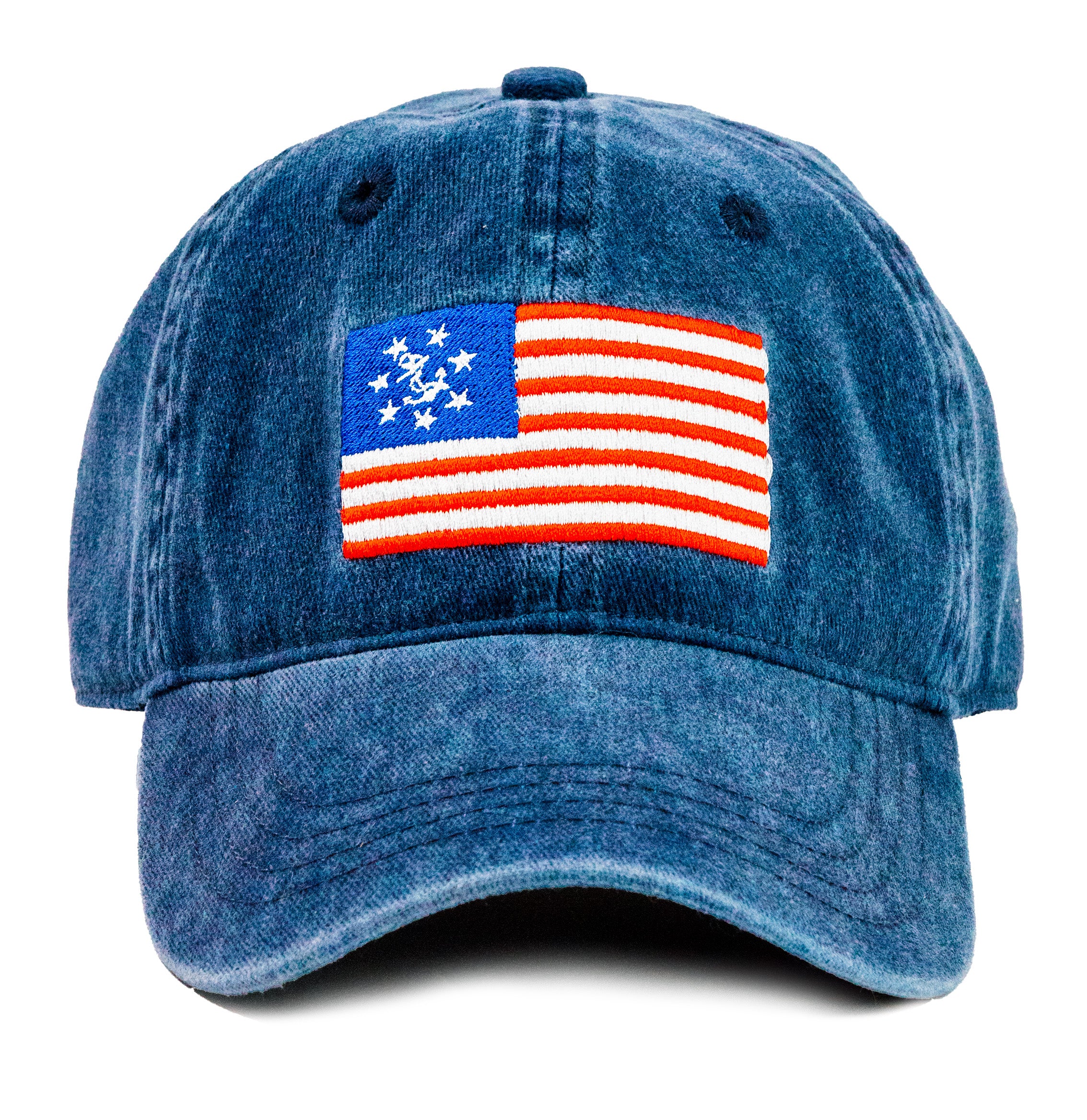 American Yacht Flag Hat in Navy
