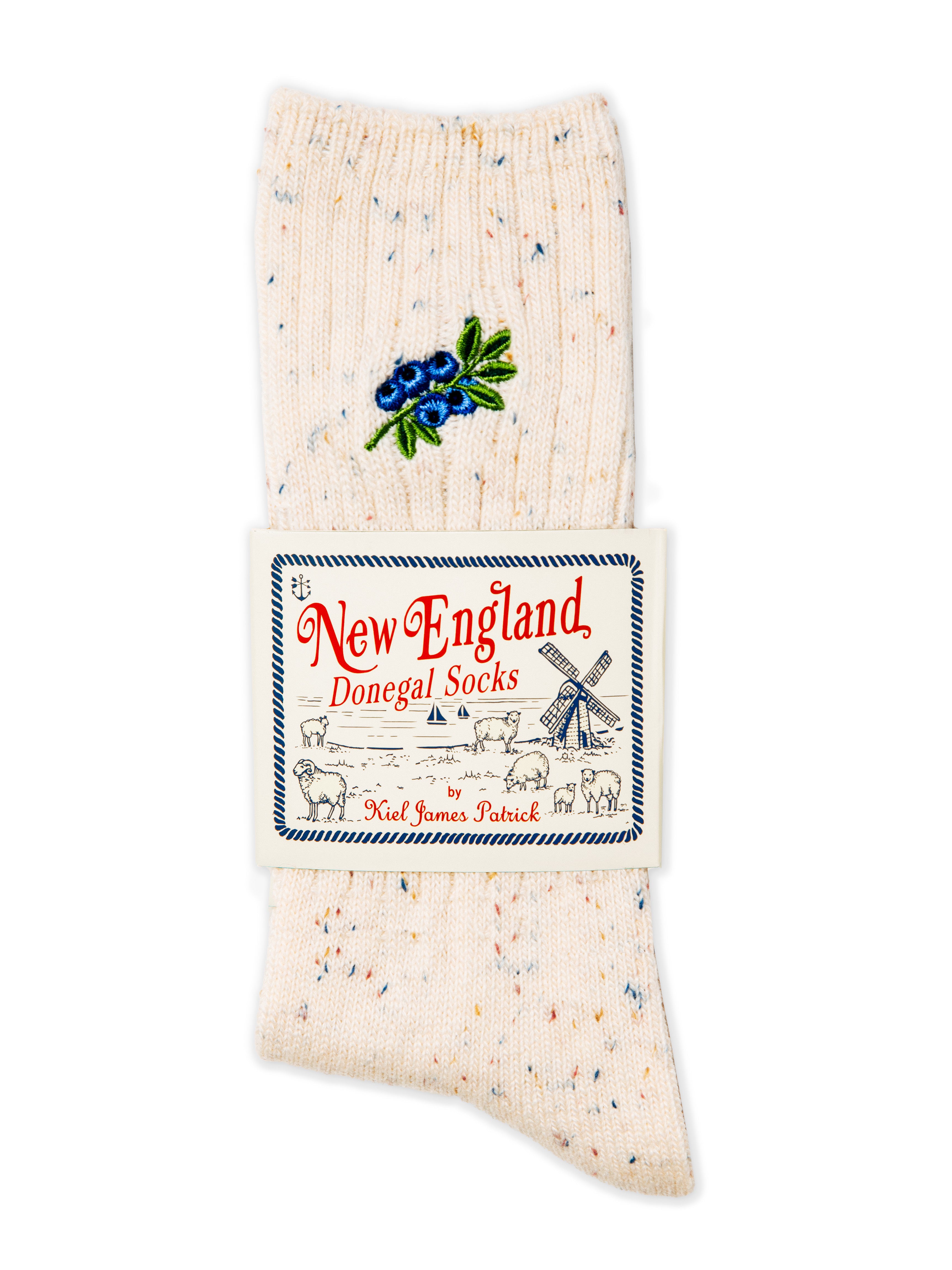 Blueberry Donegal Socks