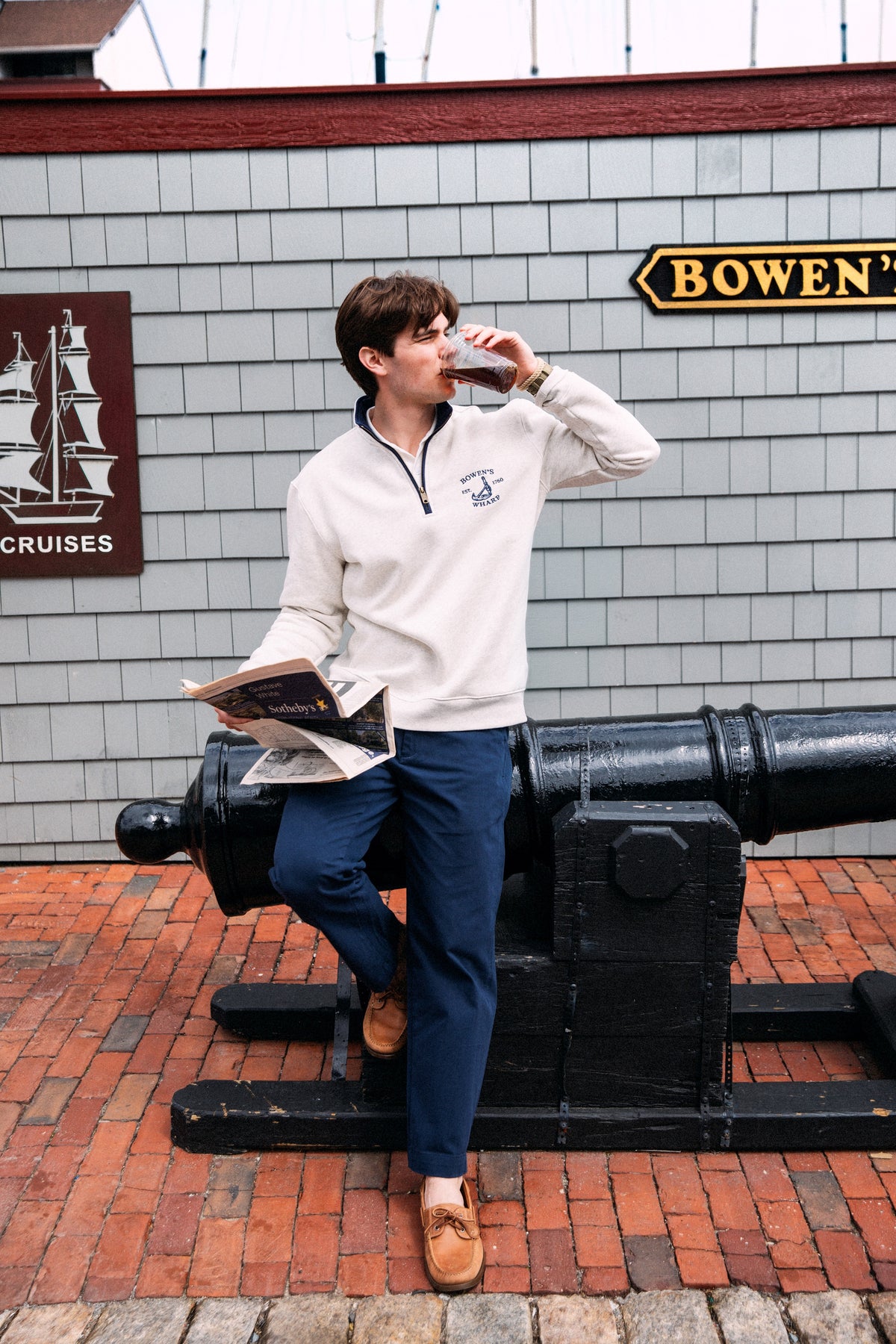 Newport Chino Pants in Navy