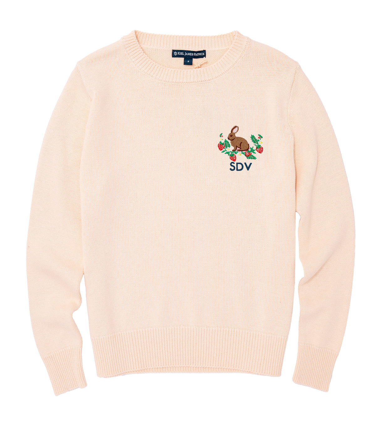 Bunny Meadow Embroidered Monogram Sweater