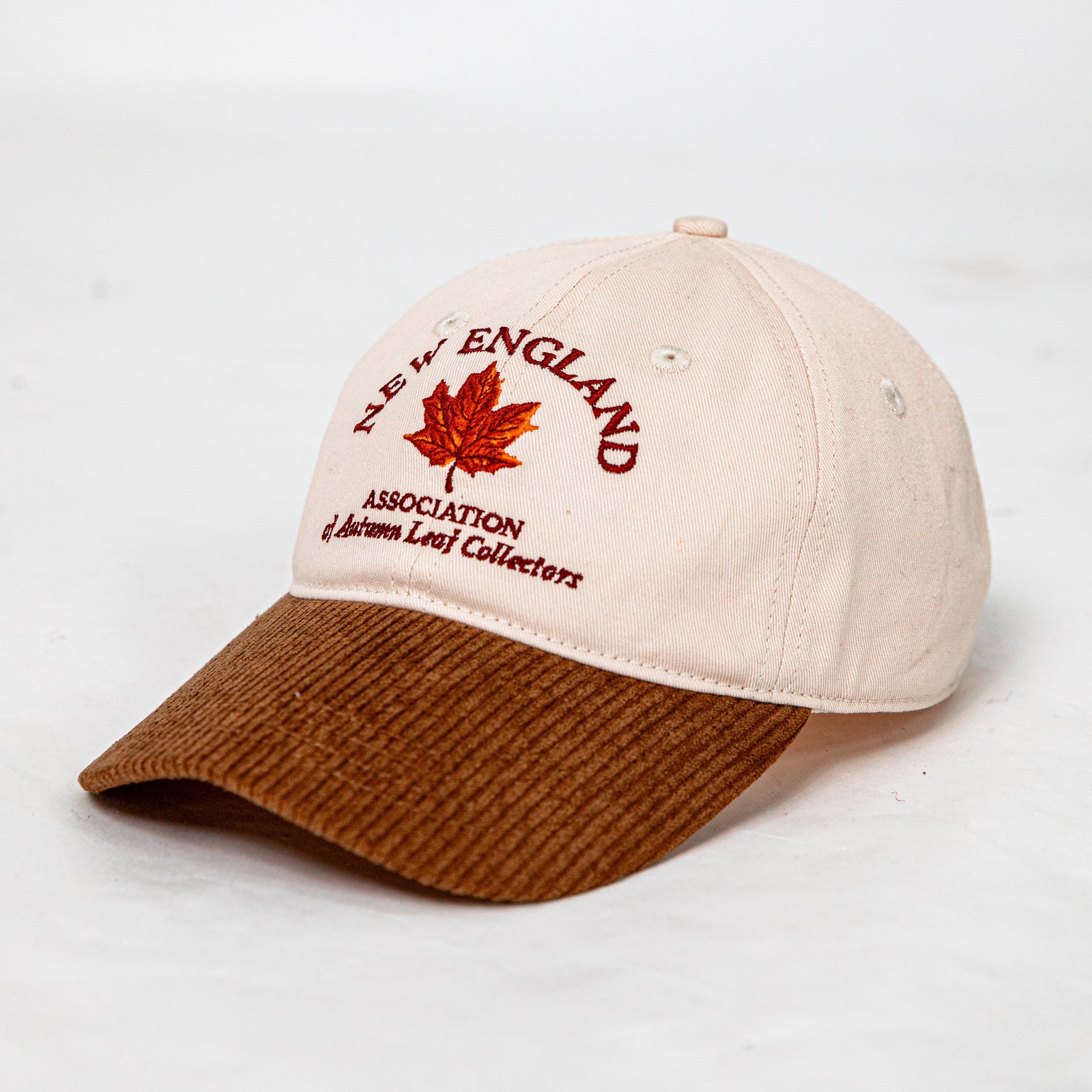 KJP New England Leaf Collector Embroidered Ball Cap with Corduroy