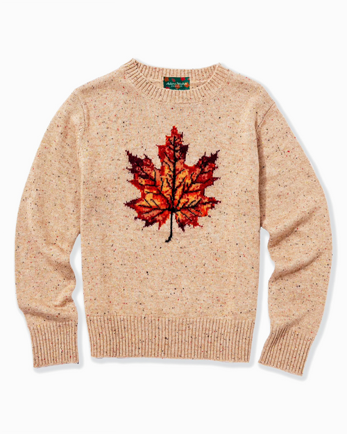 Woodstock Maple Leaf Donegal Sweater