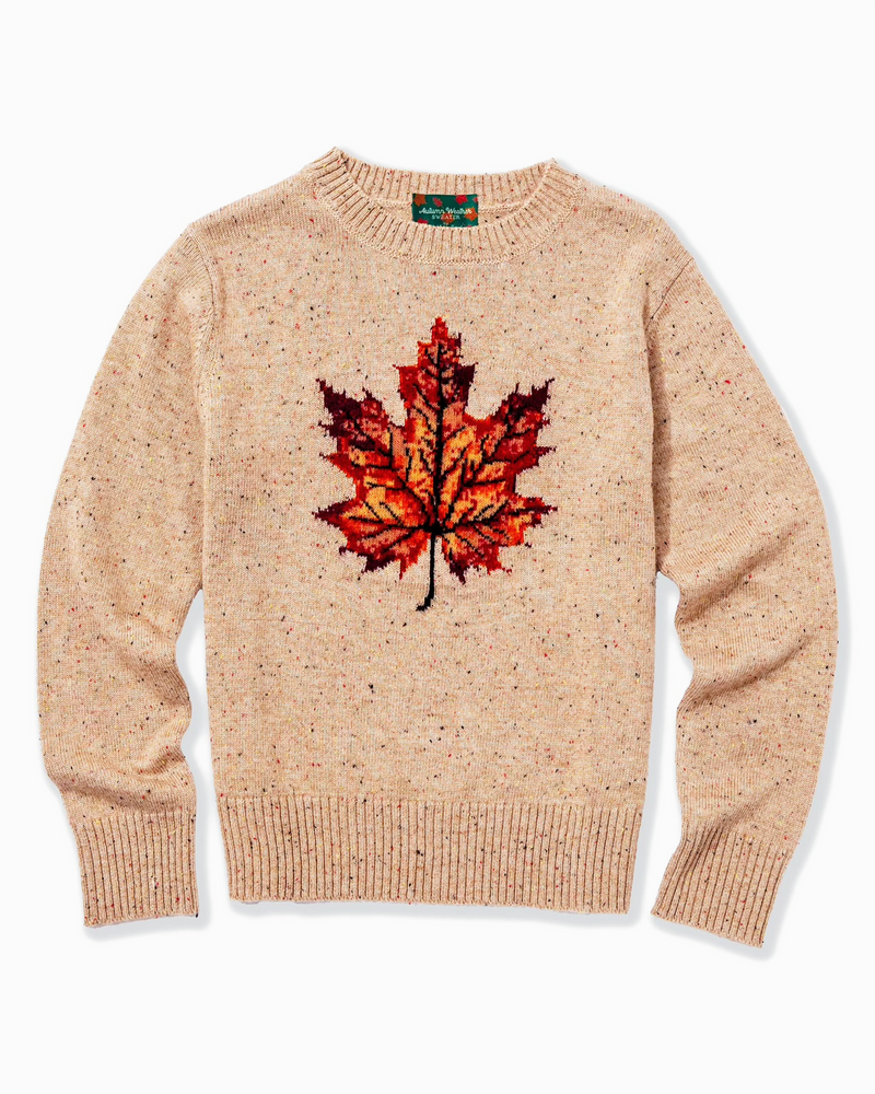 Woodstock Maple Leaf Donegal Sweater