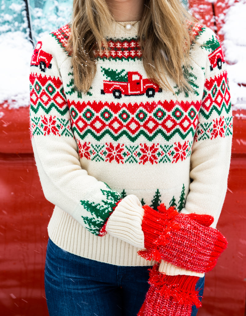 Santa's New Sleigh Sweater