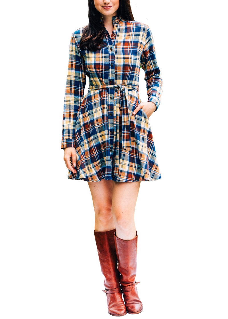 Vermont Country Store Flannel Dress