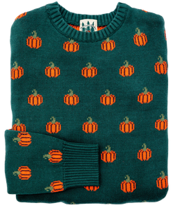 The Country Pumpkin Women's Sweater - Green