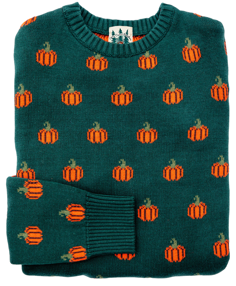 The Country Pumpkin Women's Sweater - Green