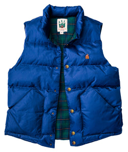 Cozy Cabin Puffer Vest- Blue