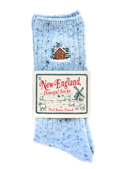 Christmas Cabin Donegal Socks