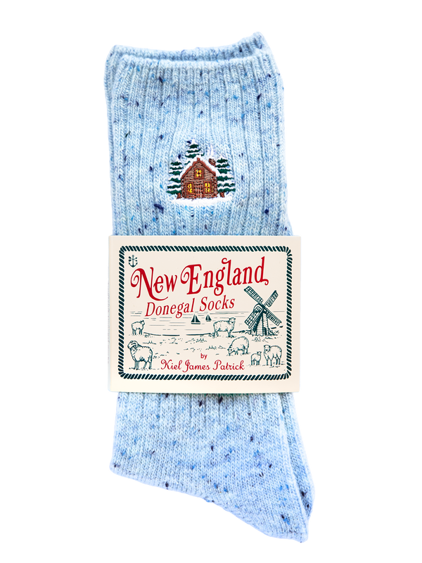 Christmas Cabin Donegal Socks