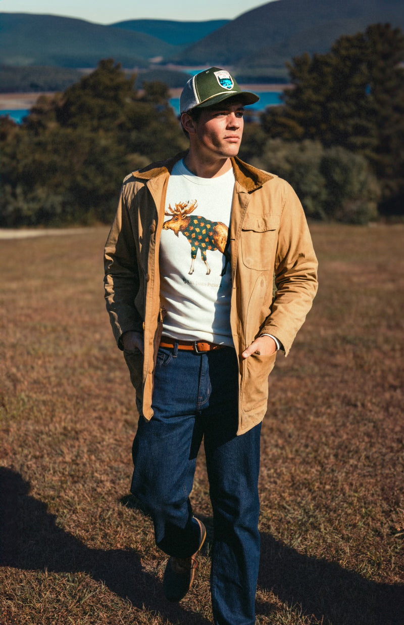 Cozy Leaf Moose Sweatshirt