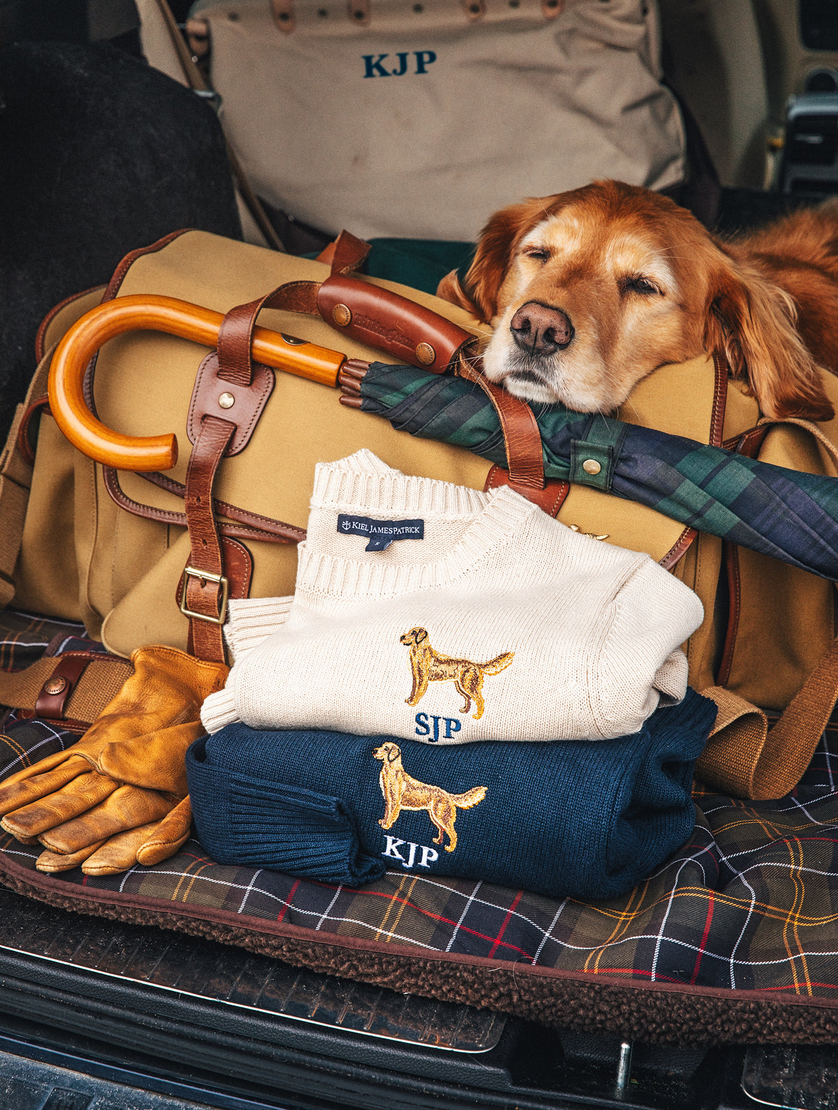 American Retriever Embroidered Monogram Sweater - Men's