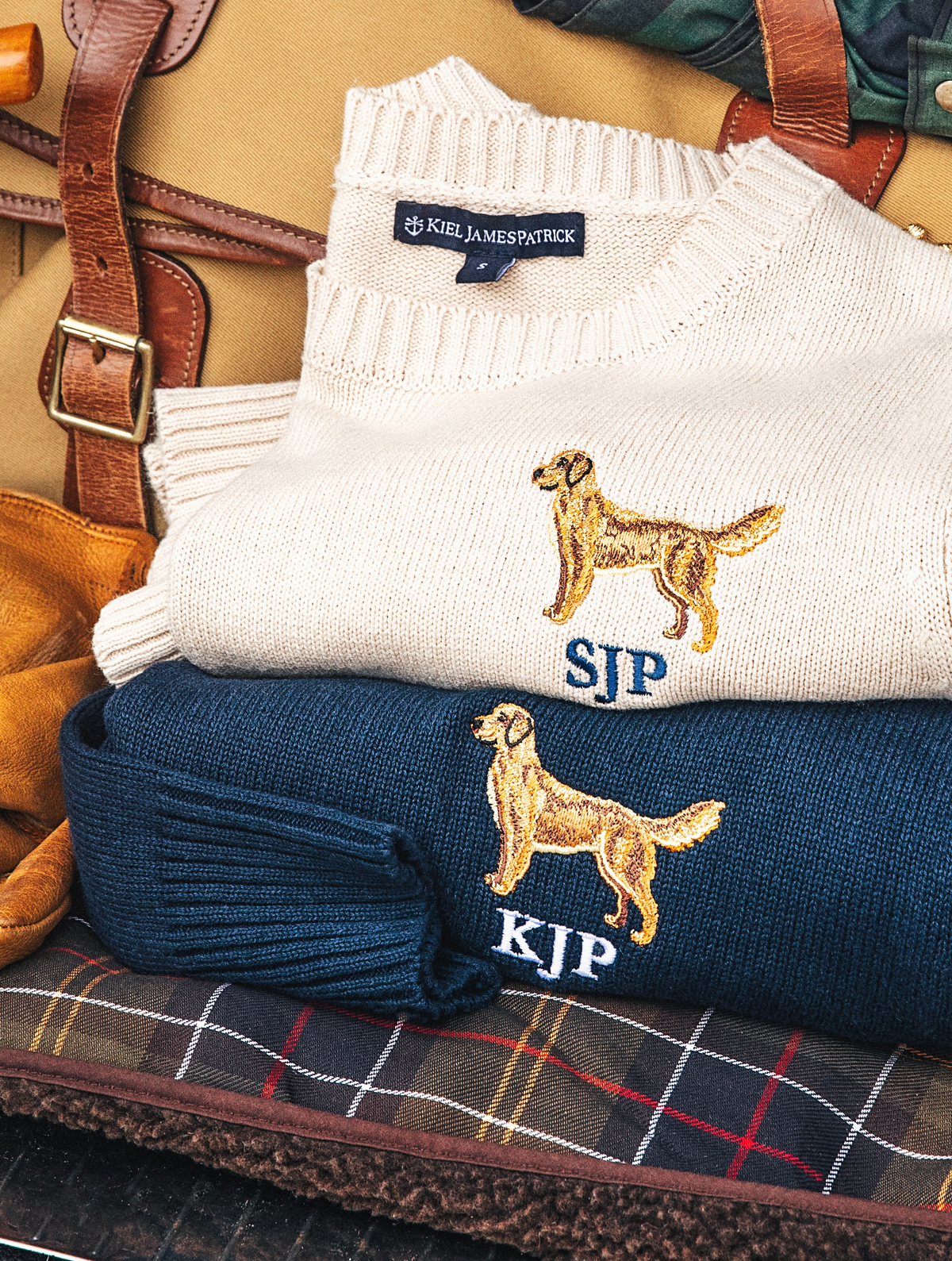 American Retriever Embroidered Monogram Sweater - Men's