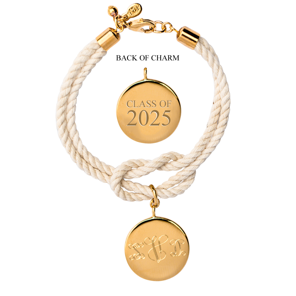 East Hampton Engravable Sailor's Knot Graduation Bracelet