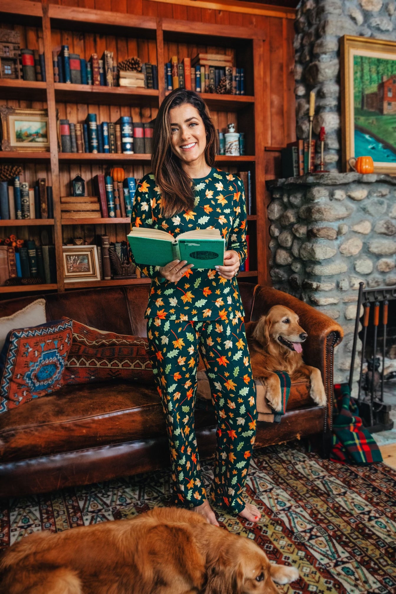 Autumn Leaves Pajama Set