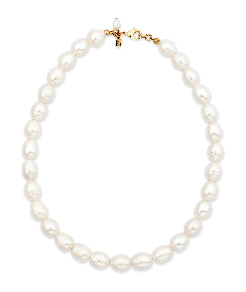 45cm (18) Cultured Freshwater Pearl Open Chain Necklace in 10kt Yellow Gold 45cm (18) Cultured Freshwater Pearl Open Chain Necklace in 10kt Yellow Gold